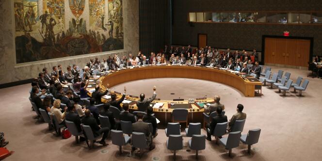Le Conseil de sécurité de l'ONU, à New York, le 14 juillet. 