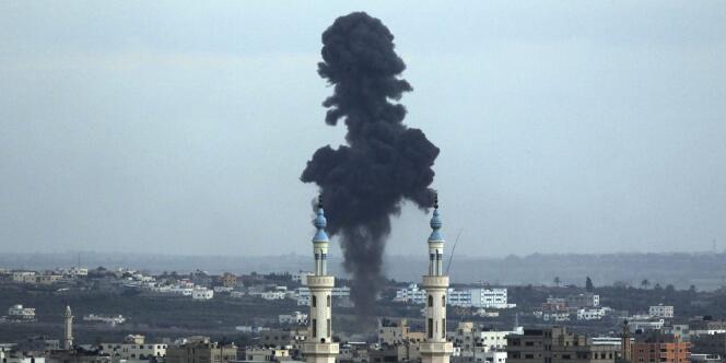 Après un tirs de missiles sur Gaza, le 18 juillet.