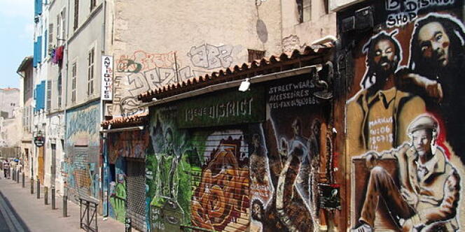 Le quartier Cours Julien, à Marseille. 