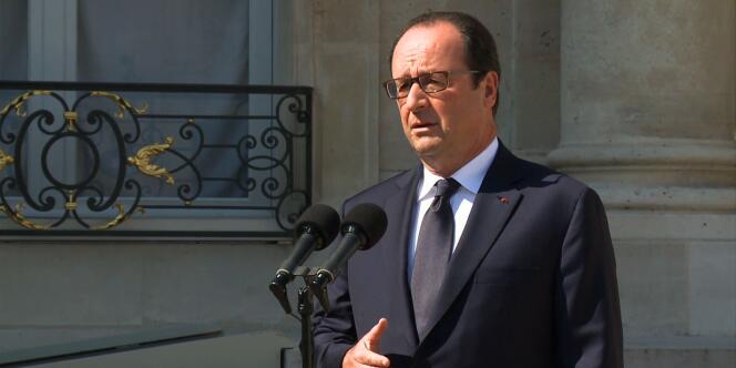 Le président de la République, François Hollande.