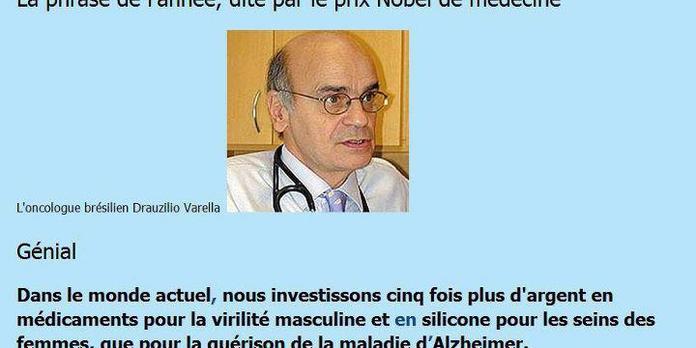 La Phrase De L Annee Du Prix Nobel De Medecine Qui N Existait Pas La Phrase De L Annee Du Prix Nobel De Medecine Qui N Existait Pas