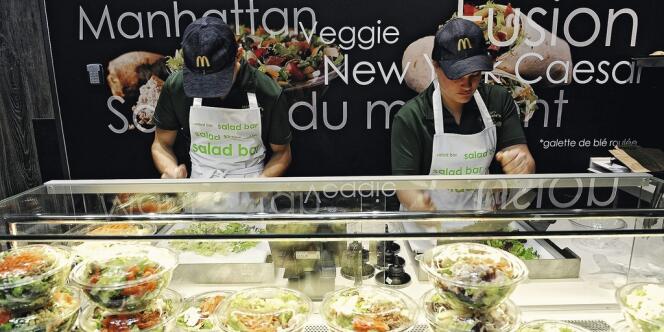 Alors que le chiffre d'affaires de McDonald's a reculé partout dans le monde, la France fait figure d'exception.
