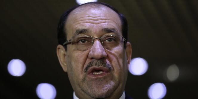 L'ex-premier ministre irakien Nouri-al Maliki à Bagdad le 26 juillet.