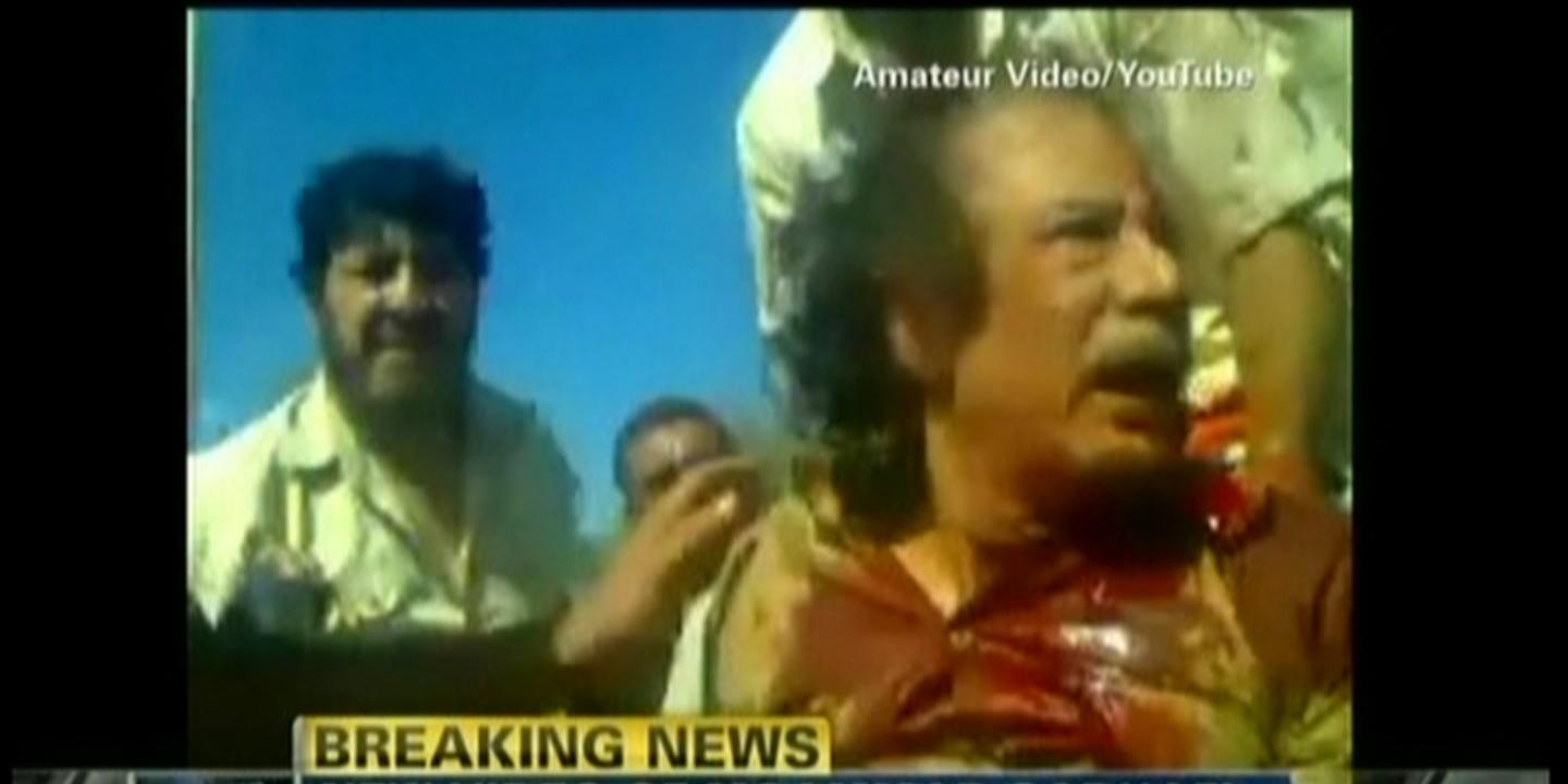 Mouammar Kadhafi Photo De Fin