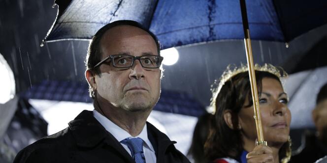 François Hollande aux commémorations de la libération de Paris, le 25 août.