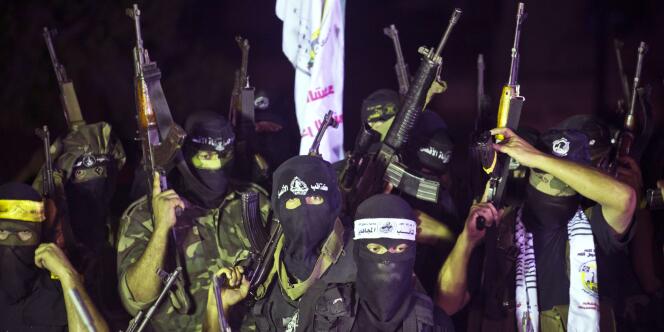 Des militants du Hamas, le 27 août à Gaza.