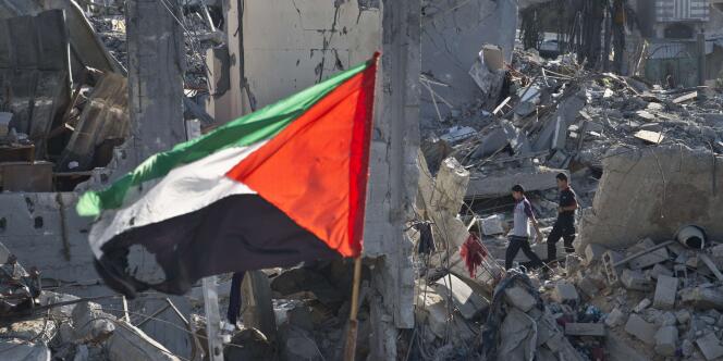 Des ruines à Gaza, le 27 août 2014.