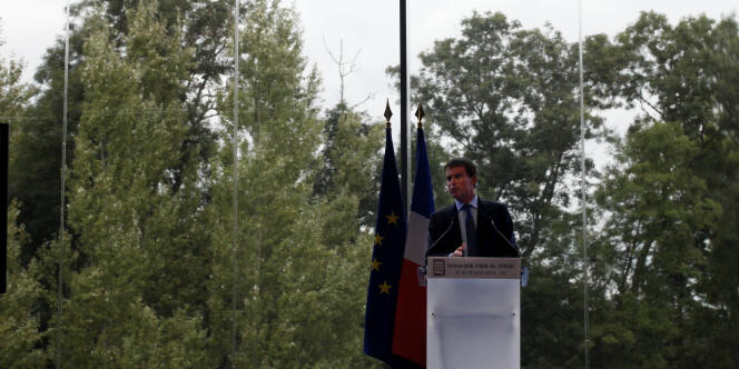 Manuel Valls à Jouy-en-Josas, le 27 août. 