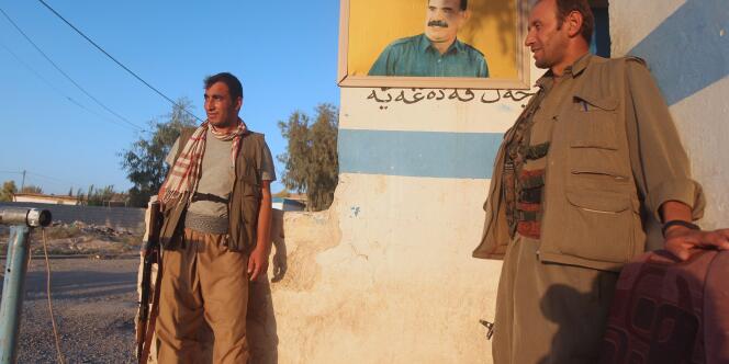 Des combattants kurdes dans le nord de l'Irak, le 21 août. 