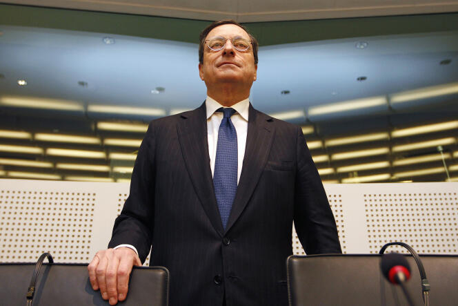Mario Draghi, le président de la Banque centrale européenne. 
