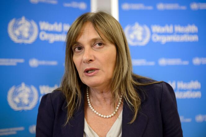 Marie-Paule Kieny, sous-directrice générale de l'OMS, à Genève, le 5 septembre. 