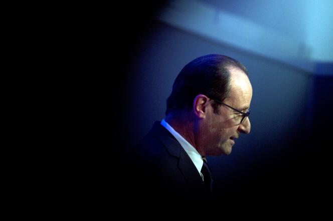 François Hollande, lors d’une conférence de presse au sommet de l’OTAN de Newport, au Pays de Galles, le 5 septembre.