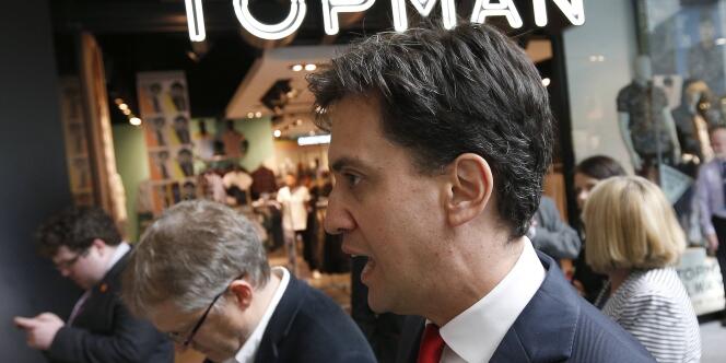 Le leader du Parti travailliste, Ed Miliband, lors d'une visite en Ecosse, le 4 septembre.