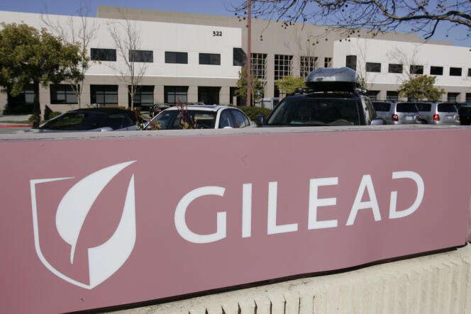 Le siège du laboratoire pharmaceutique américain Gilead, en Californie, qui produit le Sovaldi, un médicament contre l'hépatite C.
