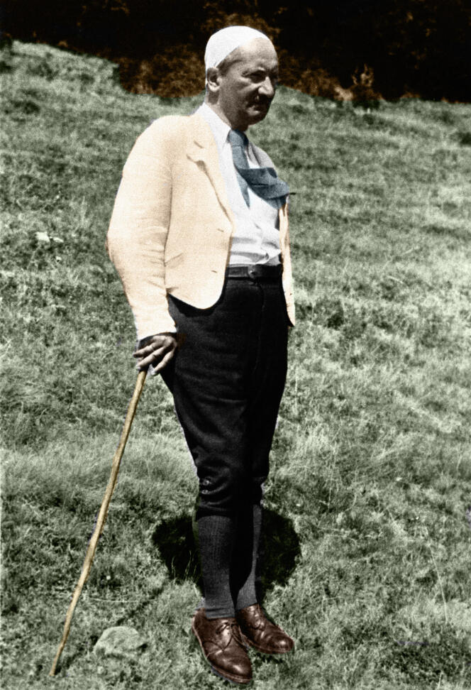Portrait du philosophe allemand Martin Heidegger (1889-1976).