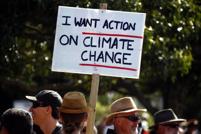 La Marche du peuple pour le climat a été suivie par près de 5000 personnes à Sydney dimanche.