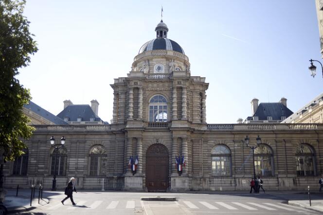 Le Palais du Luxembourg où siège le Sénat, à Paris, en 2014