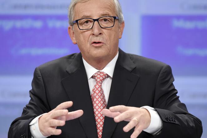 Le futur président de la Commission européenne, Jean-Claude Juncker, le 10 septembre à Bruxelles