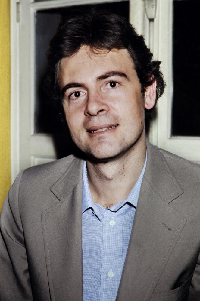 Patrick Modiano, le 20 novembre 1978, après l'obtention du Prix Goncourt pour 