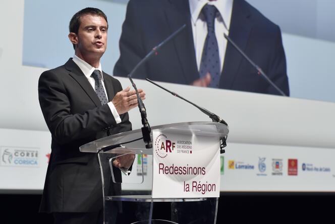 Manuel Valls, le 10 octobre 2014.