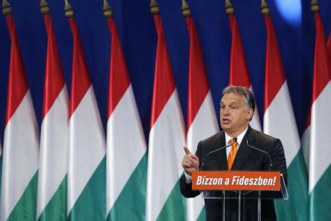 Le premier ministre hongrois Viktor Orban à Budapest le 19 octobre.