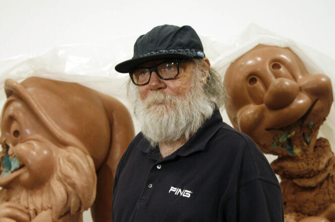 Paul McCarthy, dans son atelier de Los Angeles, en 2010.