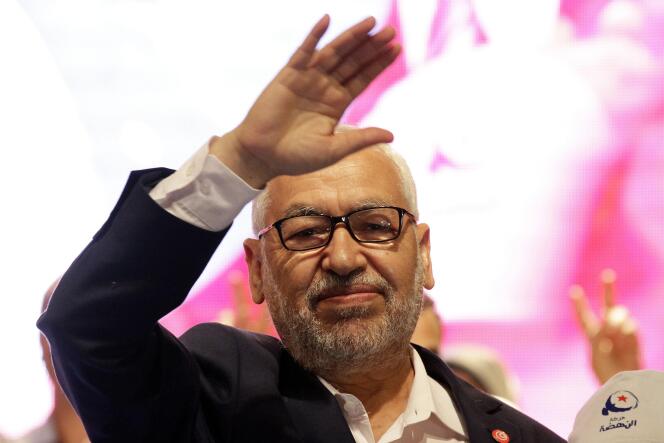 Rached Ghannouchi, le chef du parti Ennahda, le 24 octobre 2014.