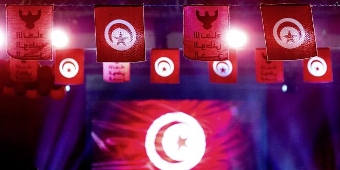 Pendant les législatives de 2014, à Tunis.