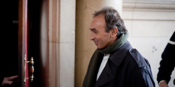 Eric Zemmour au tribunal de Paris en janvier 2011.