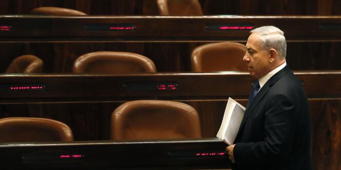 Le premier ministre israélien Benyamin Nétanyahou, le 29 octobre à la Knesset.