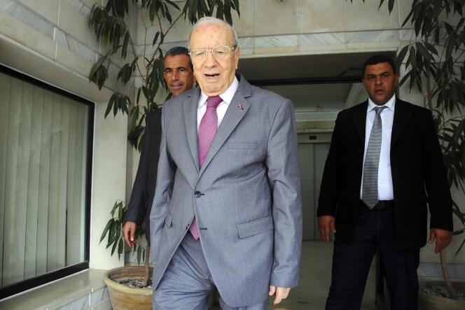 Béji Caïd Essebsi, le 30 octobre à Tunis.