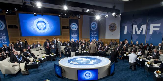Le siège du FMI, le 11 octobre.