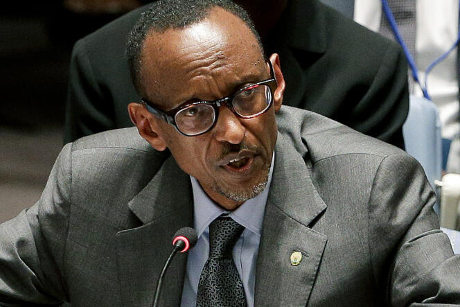 Le président du Rwanda, Paul Kagamé, lors d'un discours aux Nations unies à New York en septembre 2014.
