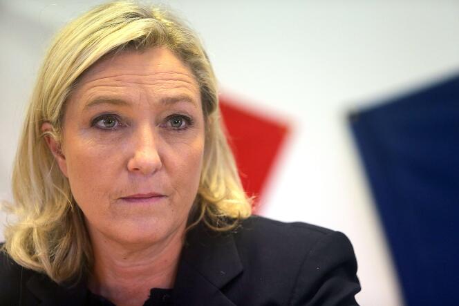 Marine Le Pen à Chalons-en-Champagne le 11 novembre.