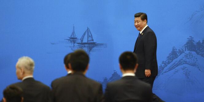 Le président chinois Xi Jinping lors du sommet des dirigeants de la zone Asie-Pacifique, le 11 novembre.