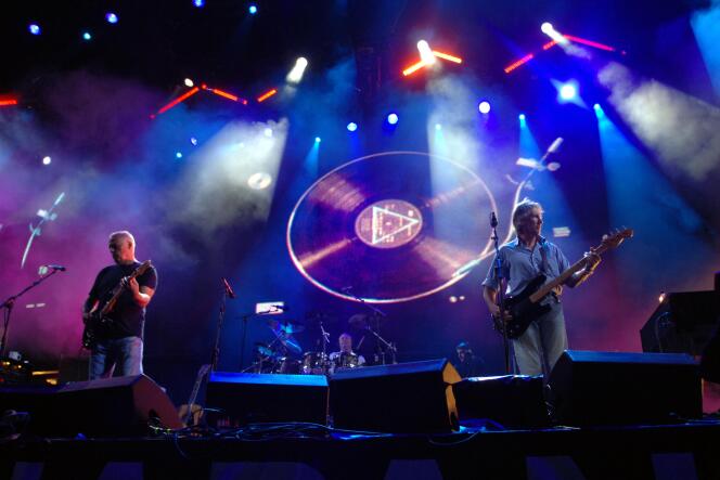 La dernière apparition de Pink Floyd sur scène, le 2 juillet 2005, à Hyde Park, pour le concert Live 8.