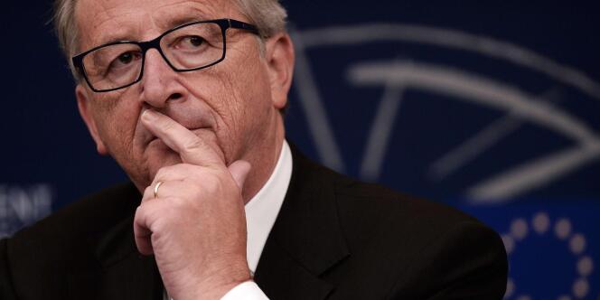 Le président de la Commission européenne, Jean-Claude Juncker, à Strasbourg, le 22 octobre. 