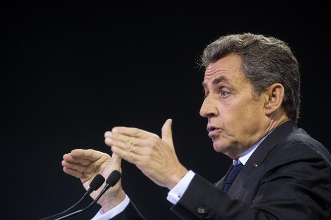 Nicolas Sarkozy, le 19  novembre à Mulhouse.