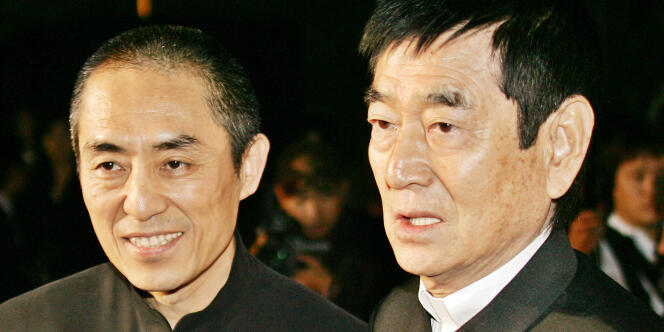Ken Takakura (à droite), en octobre 2005 à Tokyo.