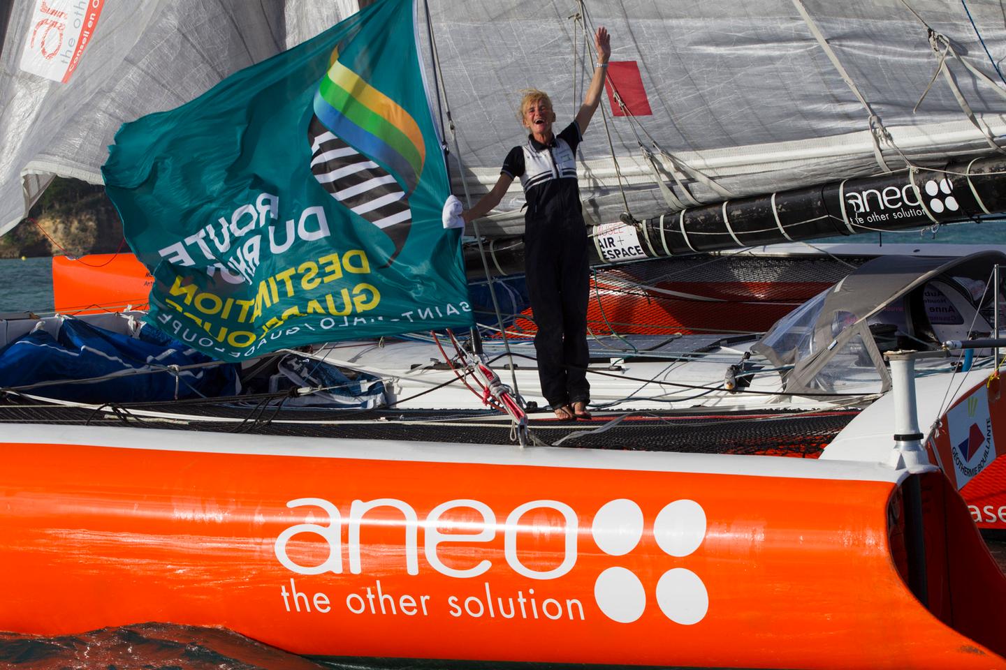 Route du rhum : Anne Caseneuve, première de la classe Rhum