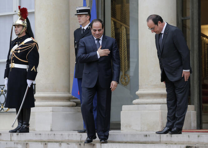 Visite d'Etat du président égyptien Abdel Fattah Al-Sissi à Paris, le 26 novembre 2014.