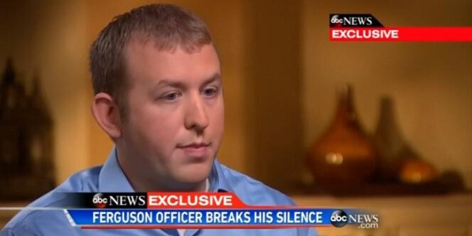 Darren Wilson, l'officier qui a tué Michael Brown à Ferguson et déclenché une vague de protestations aux Etats-Unis.