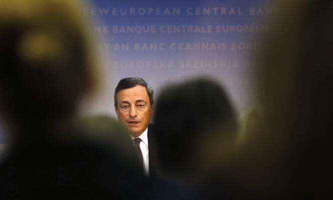 Le président de la Banque centrale européenne, Mario Draghi, le 4 septembre à Francfort.