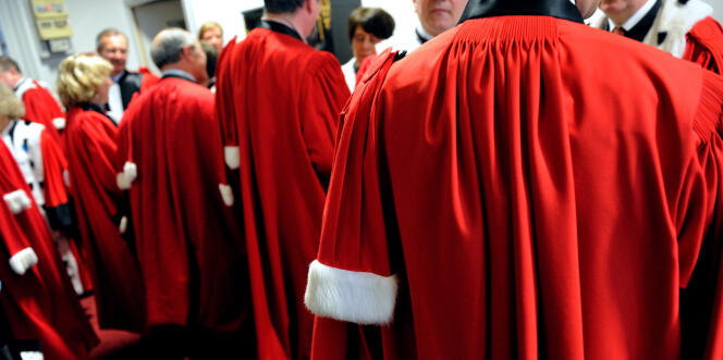 Des magistrats au tribunal de Douai, en 2013.