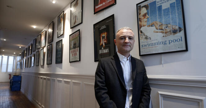 Marc Missonnier, producteur de films, dans son bureau à Paris, en février 2013.