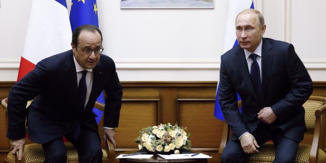 François Hollande et Vladimir Poutine, le 6 décembre.