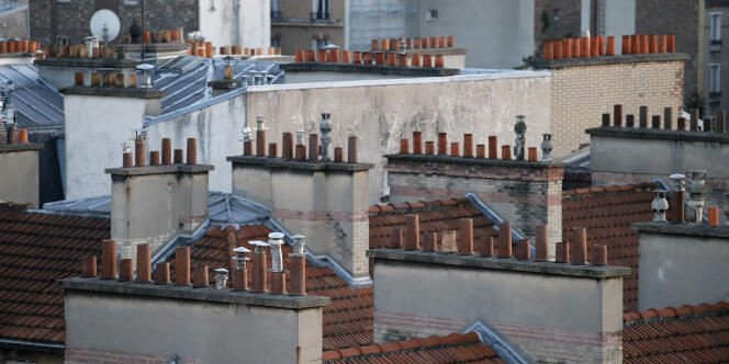Les toits de Paris.