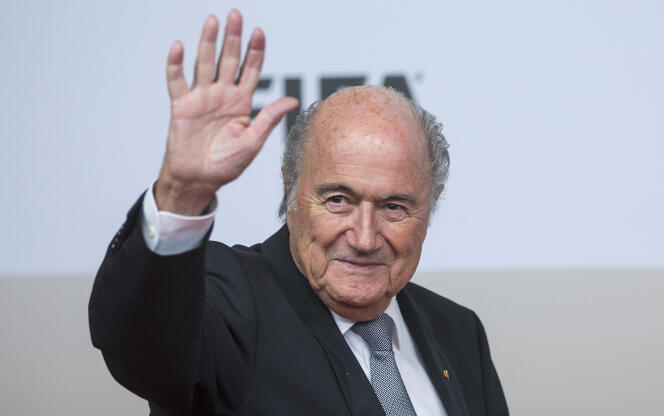 Le président de la FIFA, Joseph Blatter à Berlin le 10 novembre.