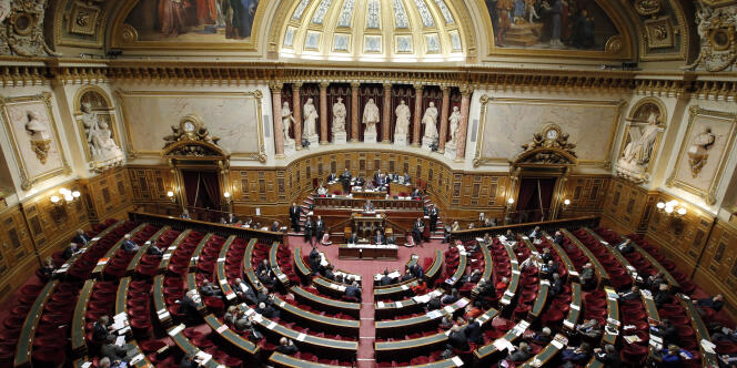 Vue du Sénat français. (AP Photo/Francois Mori)