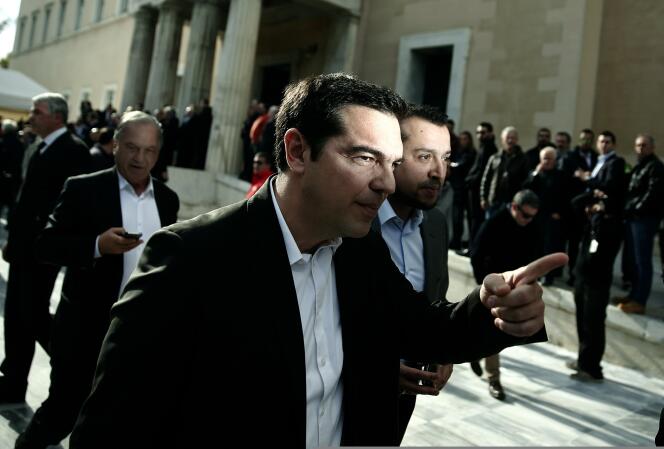 Alexis Tsipras, le  29 décembre.